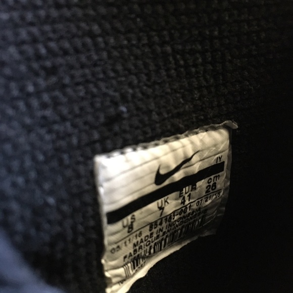 Nike Big High Lux Shoes Size 8 in Black - Picture 10 of 10